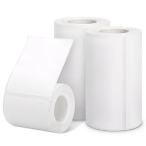 DTPrinter | Thermal Label Paper for Clothing Tags Price Tags Food Labels Transparent Stickers Barcode Paper Three-Resistant Synthetic Paper Water-Resistant and Tear-Resistant