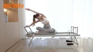 OneTwoFit Yoga Pilates Giường Năm Mảnh Bộ Đa Năng Trượt Sắt Pilates Giường Pilates Thiết Bị