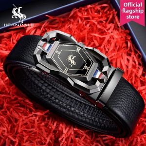 Trendy Leather Belt with Automatic Buckle