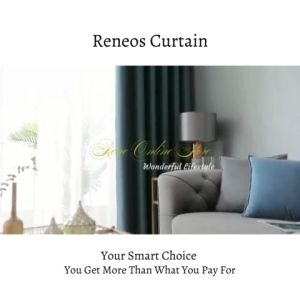 RENEOS Langsir Blackout Free Custom Made Langsir Sliding Door Langsir Tingkap Murah Blackout Curtain 300cm Curtains & Blinds