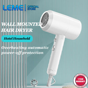 LEME Portable Hair Dryer 1600WB Wall Mounted Blower Hotel Home With Holder Blower Hair Dryer For Curly Hair Dryers