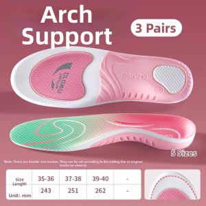 NUOXINXIAO | Arch Support Insoles Women Shock Absorption Anti-slip Flat Foot