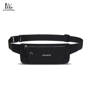 LouisWill Chest Bag / Waist Bag Multi-Functional Fitness Bag Waterproof Waist Bag Wear-Resistant Waist Bag Outdoor Sports Belt Pouch Running Waist Belt Phone Storage Bag Jogging Gym Marathon Waist Packs