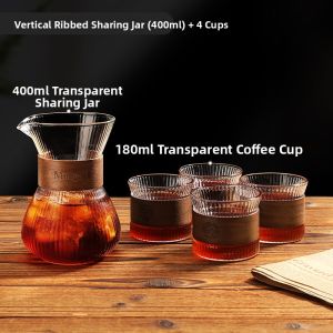 MONGDIO | Sharing Glass Hand Pour Coffee Set with Ear Bag Filter Cup and Cold Brew Pot