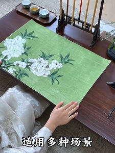 Thảm nỉ lót bàn luyện chữ thư pháp khó thấm nước chuyên trải bàn dùng trong luyện chữ vẽ tranh