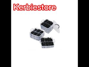 620pcs/box Auto Fastener Clip Nylon Material Mixed Car Body Push Retainer Pin Rivet Retainer Fastener Kit