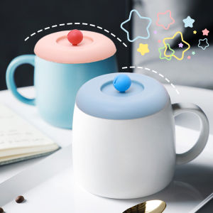 ฝาถ้วยถ้วยใส่ของร้อนฝาปิดกันฝุ่นทำจากซิลิโคนใช้ซ้ำได้ฝาปิดถ้วยชากาแฟแบบสุญญากาศสำหรับใส่ทนความร้อนได้ใช้ซ้ำได้เหยือกแก้ว