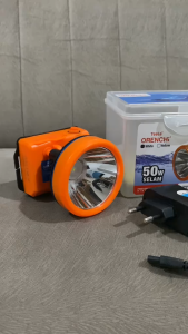 Tesla Senter Kepala Selam Premium TLKS 1054N LAMPU PUTIH 50Watt Rechargeable Tahan 10 JAM