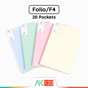 Kotak Dokumen Pastel Joyko DK-B20F4: 20 Pockets Document Keeper Folio