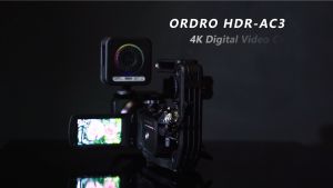 Máy quay video kỹ thuật số ORDRO HDR-AC3 30MP 4K Chụp ảnh Ultra HD HỒNG NGOẠI Nhìn đêm WiFi cho Vlog Youtube Máy quay phim