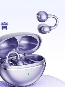 2025 New Bone Conduction Berlin Sound Wireless Bluetooth Earphones Non-In-Ear Clip-On Style Sports Long Battery Life Universal