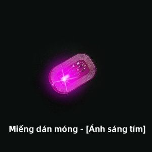 Miếng Dán Móng Tay NFC Đèn LED Dụng Cụ Trang Trí Móng Đèn Móng Điện Thoại Phát Sáng Trong Bóng Tối Trang Trí Móng Tay Chất Liệu ABS