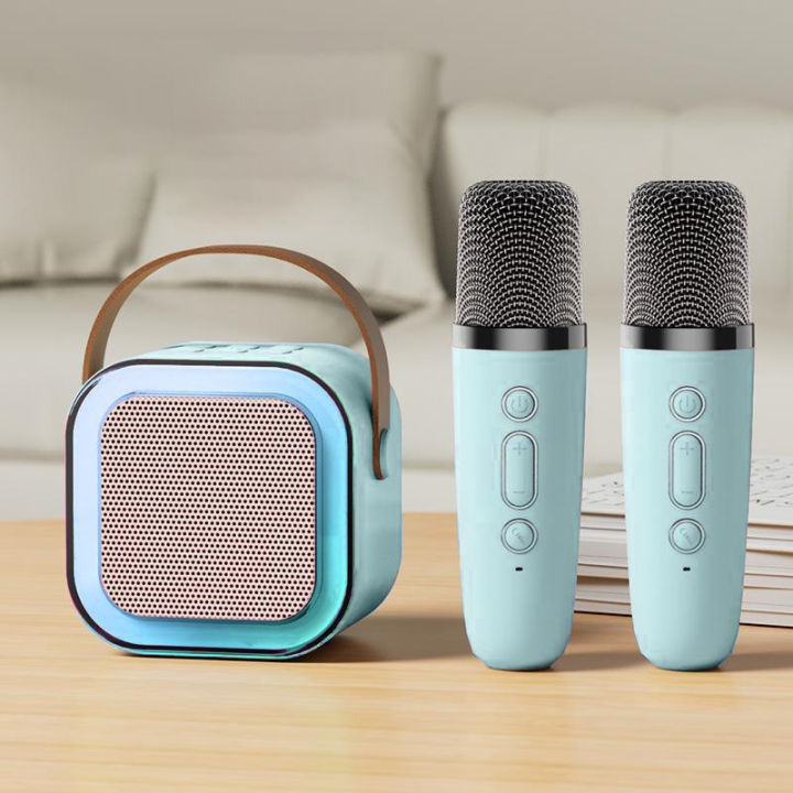 loa bluetooth hát karaoke, loa bluetooth mini K12, Đi kèm với đèn ...