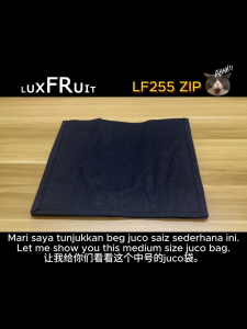 Medium Juco Bag with Zip Closure Juco Body Half A3 Size - LF255