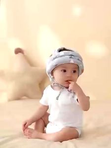 Infant Safety Helmet Baby Walk Toddler Baby Anti-Collision Safety Cap Head Protection Adjustable Hat(Breathable)