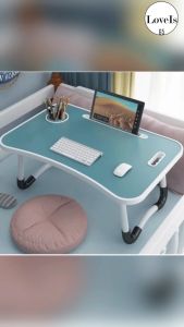 โต๊ะพับ โต๊ะอเนกประสงค์ โต๊ะญี่ปุ่น โต๊ะวางโน๊ตบุ๊ค สำหรับเด็ก นักเรียน นักศึกษา วัยทำงาน ใช้ในบ้าน บนเตียง หอพัก ขนาดเล็ก พกพาสะดวก