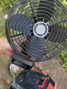 Super tools พัดลมแบตเตอรี่ลิเธียม พัดลมชาร์จแบต 6/8นิ้ว พัดลมไร้สายขนาดเล็กกลางแจ้ง 48V พัดลมไฟฟ้าแบบพกพา พัดลม เหมาะสำหรับสำนักงาน หอพัก และแผงขาย