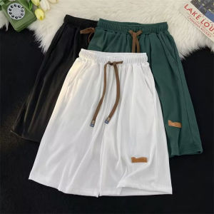 Quần Short Nam Mùa Hè Ice Silk Mỏng Thoáng Khí Nhanh Khô Thể Thao Thường Ngày Rộng Rãi Năm Điểm Quần Áo Công Sở Thời Trang