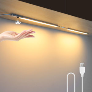 5V USB LED Bar Lamp Under Cabinet Light With Hand Sweep Sensor Switch 30cm 40cm 50cm Series Connection Lamp Tube For Closet