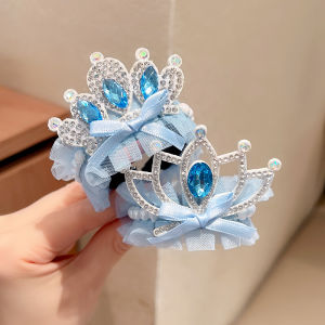 Princess Style Childrens Hair Accessories Sweet Girls Hairpin No Damage Bun Maker Hair Clip Crown Design Kids Fashion Accessories