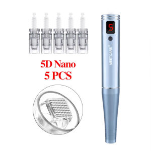 Wireless Derma 0.2MM Micro Needle Pen with Micro Needle Dermapen Microneedling Skin with Multiple Needle Sizes 3D Nano Circular