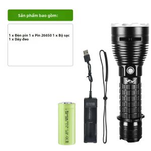 1000000LM Đèn Pin Lặn Chuyên Nghiệp XHP360 Đèn LED Siêu Sáng Dưới Nước Đèn Pin Lặn Biển IPX8 Đèn Chống Nước Công Suất Cao