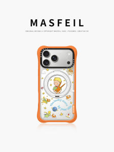 MASFEIL | Magnetic Stand Transparent Aesthetic iPhone Case