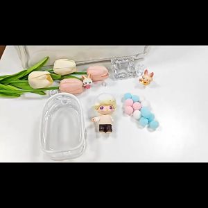 Transparent Blind Box Pouch Wallet Anime Doll Display Keychain Box