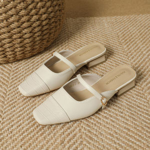 Giày mules mũi kín thường ngày của phụ nữ IELGY