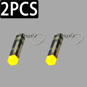 --2025 New World Torch Light Torch Can Shine Keychain Mini Model Pendant Toy Most Popular Festival Mode