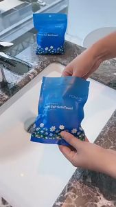 MINAIER Compressed Bath Towel 70cmx140cm Extra Thick Size Portable Disposable Travel Bath Towel Tuala Mandi