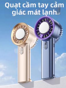 Quạt Tay Cầm Mini Quạt Mát Di Động Bằng Bán Dẫn Máy Lạnh Cầm Tay Mới 2880 Quạt Tay Cầm Bằng Nhựa ABS Màu Trơn Sản Xuất Tại Trung Quốc
