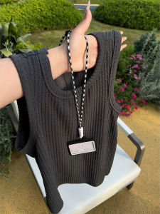 OUMULONG | American Texture Sleeveless T-Shirt Comfortable Breathable Sport Vest