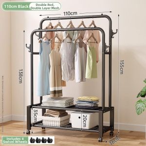 Folding Easy Installation Clothes Rack