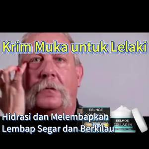 EELHOE  Krim Muka Lelaki   Pelembap Lembut Pelembap Pembaikan Wajah Mengencangkan Kulit Pelembap dan Krim Penjagaan Kulit Yang Cerah