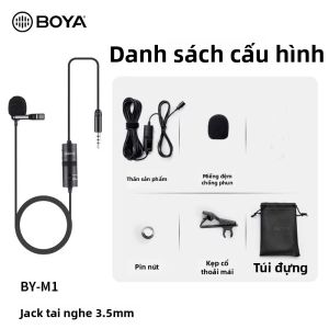 BOYA | Micro Lavalier cho Thiết Bị Phát Sóng Trực Tiếp