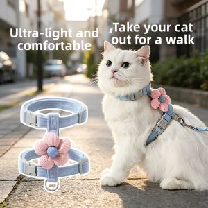 Hadassah | Anti-escape Adjustable H-shape Chest Harness Lead for Small Dogs and Cats