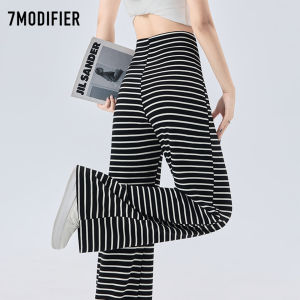 7.Modifier | Quần Tây Ôm Phong Cách Thoải Mái Có Sọc Màu