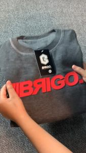 BRIGO Sweatshirt  Sablon Karet Timbul II Sweater Crewneck BRIGO Fleece Cotton II Fleece Cotton 280 M-XXL (Pria & Wanita)