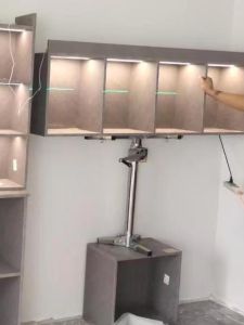 Wall Cupboard Support Handy Gadget Cabinet Bathroom Cabinet Mounting Bracket Stainless Steel Thickened Flashlight Dual Use Mobile/Portable