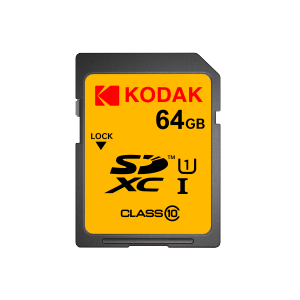 Kodak | KODAK U1 Class 10 SD Card 128GB 64GB 32GB High Speed Flash Memory Card for DSLR Camera Camcorder Laptop