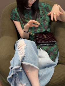 Shalldoer | Bộ đồ hai mảnh cổ điển thời trang mùa hè mới dành cho nữ Áo sơ mi kẻ caro không tay quần dài tay áo chui đầu