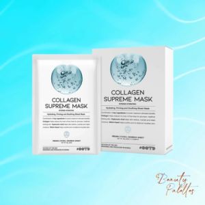 #OOTD Collagen Supreme Mask (10 Sheets) [K Beauty Vegan Beauty Collagen Hyaluronic Acid Witch Hazel youthful look wrinkles reduce fine line]