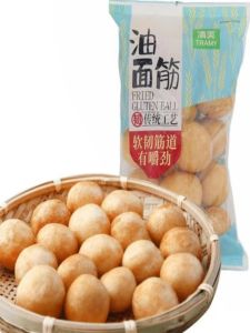 Shanghai Qingmei Crispy Fried Tofu 75g Wuxi Oil Noodles 80g Sealed Fragrant Crispy Stir-Fry Vegetarian Hot Pot Ingredients