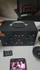 Mạch loa Bluetooth 5.0 XY-P15W + Loa Bass treble cực căng. Linh kiện chế loa nghe nhạc blutooth xách tay - Hồng uyên