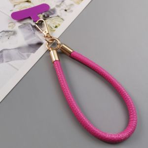 Short Leather Phone Strap Mens Outdoor Fashion Wristband Keychain Shell Durable Trendy Digital Accessories Mobile Phone Chain