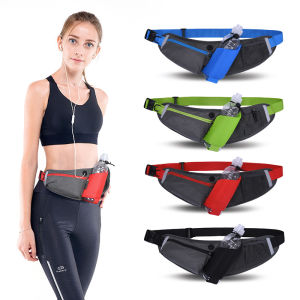 Smartconn Fanny Pack with Water Bottle Holder Running Hydration Belt for Running Water Bottle Belt Plus Size Water Bottle Fanny Pack for Women Men