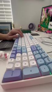 AULA | AULA S100PRO 98% Layout Tri-Mode Hot Swappable Mechanical Keyboard RGB PBT Keycaps Wireless Gaming Keyboard