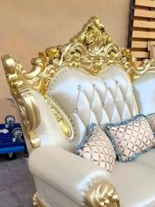 Kursi set sofa Ruang tamu billagio kerang mewah ukiran clasik furniture gayah eropa klasik