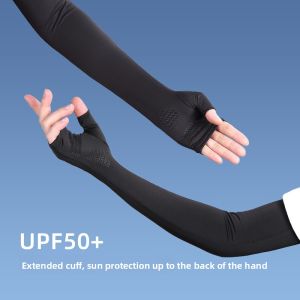BILLI ZILLY | Anti-slip Sun Protection Gloves for Women Summer Half Finger Ice Sleeve Thin Ice Silk Sun Protection Arm Sleeves